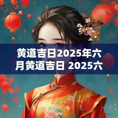 黄道吉日2025年六月黄道吉日 2025六月黄道吉日