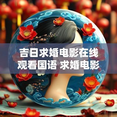 吉日求婚电影在线观看国语 求婚电影全集免费观看