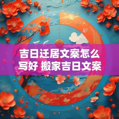 吉日迁居文案怎么写好 搬家吉日文案怎么写好