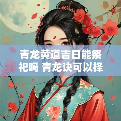 青龙黄道吉日能祭祀吗 青龙诀可以择吉日吗