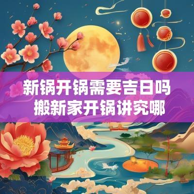 新锅开锅需要吉日吗 搬新家开锅讲究哪些吉日