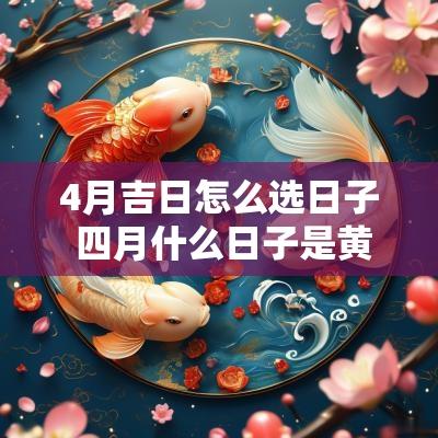 4月吉日怎么选日子 四月什么日子是黄道吉日