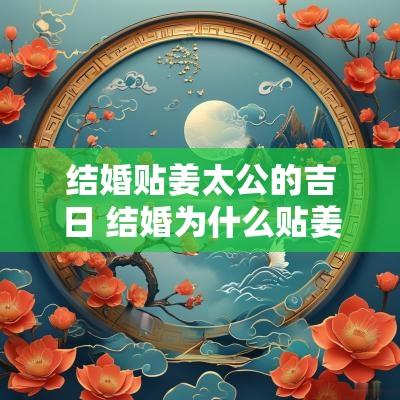 结婚贴姜太公的吉日 结婚为什么贴姜太公在此吉日