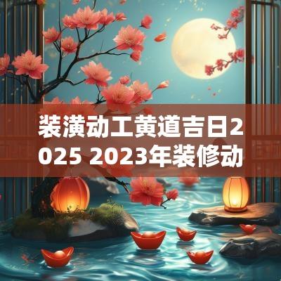 装潢动工黄道吉日2025 2025年装修动工黄道吉日一览表