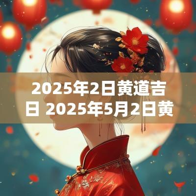 2025年2日黄道吉日 2025年5月2日黄道吉日
