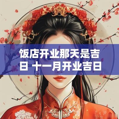 饭店开业那天是吉日 十一月开业吉日查询