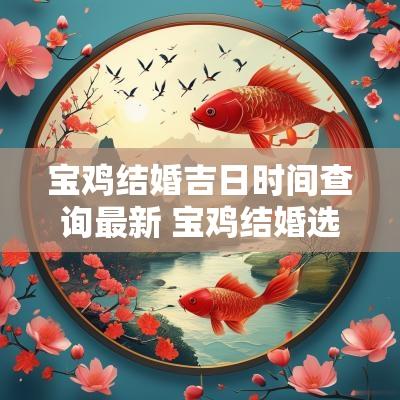宝鸡结婚吉日时间查询最新 宝鸡结婚选日子比较准的人 宝鸡结婚吉日时间查询最新 宝鸡结婚选日子比较准的人