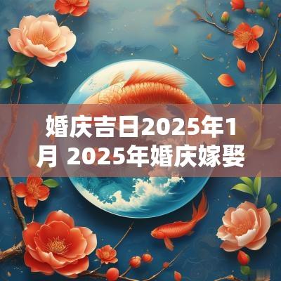 婚庆吉日2025年1月 2025年婚庆嫁娶吉日查询 婚庆吉日2025年1月 2025年婚庆嫁娶吉日查询