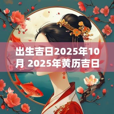 出生吉日2025年10月 2025年黄历吉日查询表