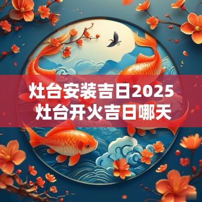 灶台安装吉日2025 灶台开火吉日哪天最好