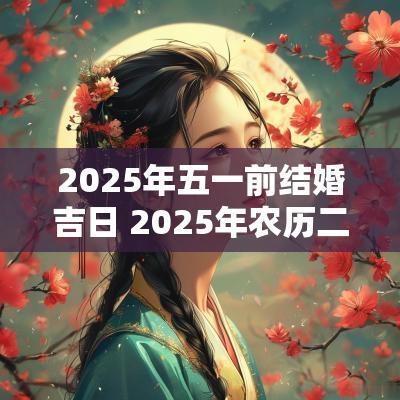 2025年五一前结婚吉日 2025年农历二月结婚吉日表