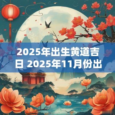 2025年出生黄道吉日 2025年11月份出生吉日