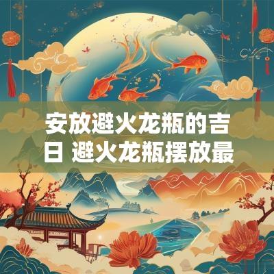 安放避火龙瓶的吉日 避火龙瓶摆放最佳时间
