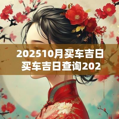 202510月买车吉日 买车吉日查询2025年