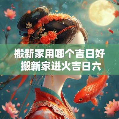 搬新家用哪个吉日好 搬新家进火吉日六月