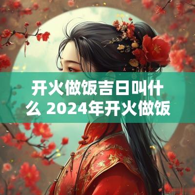 开火做饭吉日叫什么 2025年开火做饭吉日
