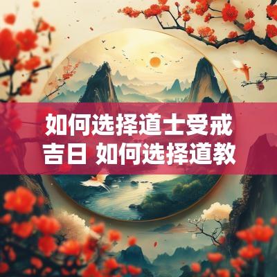 如何选择道士受戒吉日 如何选择道教婚礼的道士