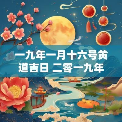 一九年一月十六号黄道吉日 二零一九年黄道吉日