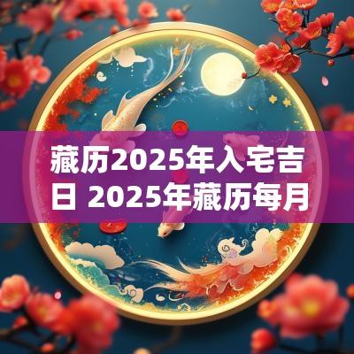 藏历2025年入宅吉日 2025年藏历每月吉日