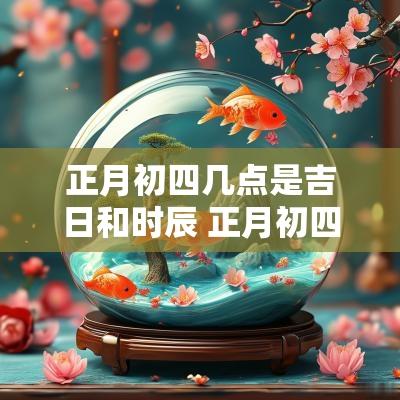 正月初四几点是吉日和时辰 正月初四是吉日吗