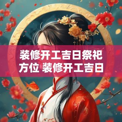 装修开工吉日祭祀方位 装修开工吉日怎样敬神