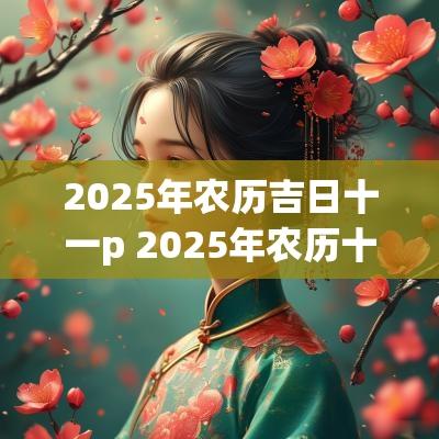 2025年农历吉日十一p 2025年农历十一月吉日