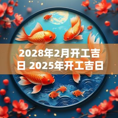 2028年2月开工吉日 2025年开工吉日
