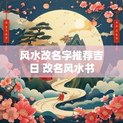 风水改名字推荐吉日 改名风水书