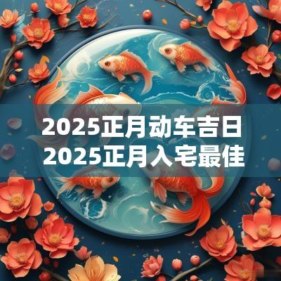 2025正月动车吉日 2025正月入宅最佳吉日