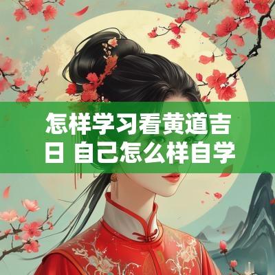 怎样学习看黄道吉日 自己怎么样自学看黄道吉日