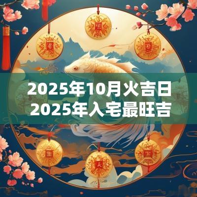 2025年10月火吉日 2025年入宅最旺吉日