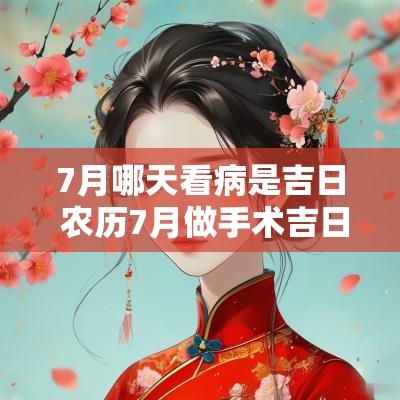 7月哪天看病是吉日 农历7月做手术吉日一览表