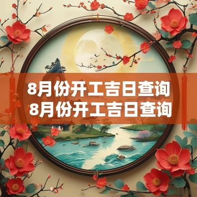 8月份开工吉日查询 8月份开工吉日查询表