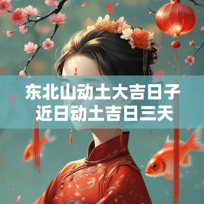 东北山动土大吉日子 近日动土吉日三天内