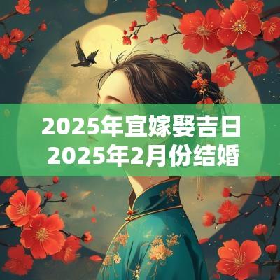 2025年宜嫁娶吉日 2025年2月份结婚嫁娶吉日