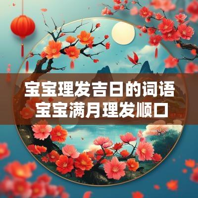 宝宝理发吉日的词语 宝宝满月理发顺口溜