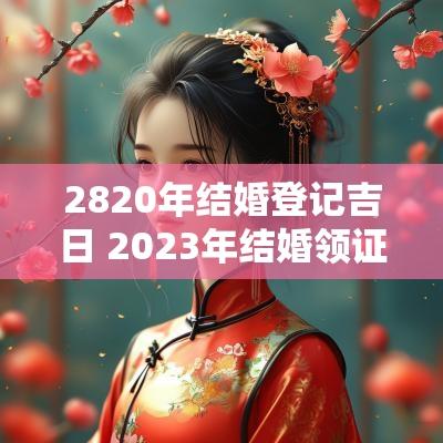 2820年结婚登记吉日 2025年结婚领证吉日表