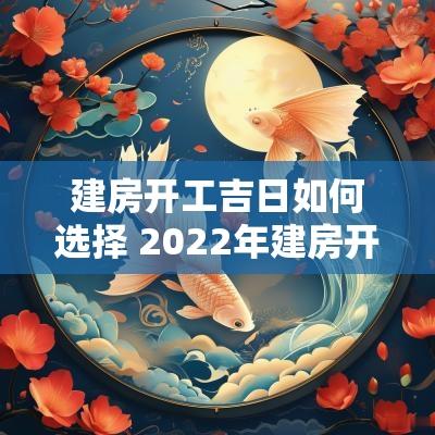 建房开工吉日如何选择 2025年建房开工动土吉日