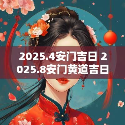 2025.4安门吉日 2025.8安门黄道吉日
