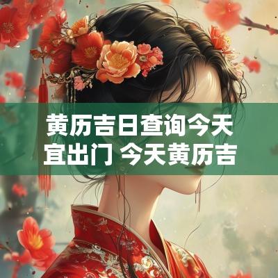 黄历吉日查询今天宜出门 今天黄历吉日查询2025