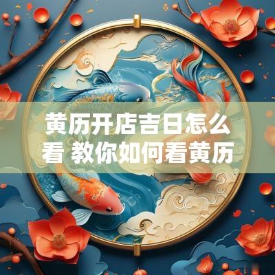 黄历开店吉日怎么看 教你如何看黄历择吉日开业