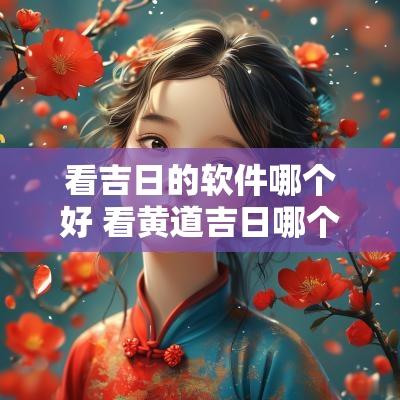 看吉日的软件哪个好 看黄道吉日哪个软件好