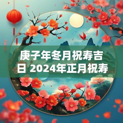 庚子年冬月祝寿吉日 2025年正月祝寿最佳吉日
