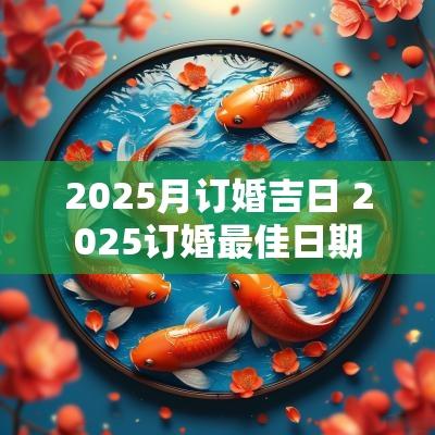 2025月订婚吉日 2025订婚最佳日期