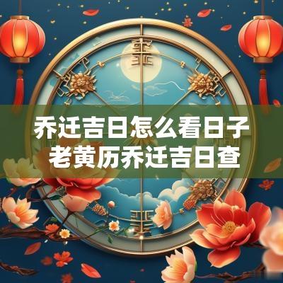 乔迁吉日怎么看日子 老黄历乔迁吉日查询