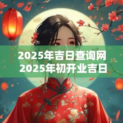 2025年吉日查询网 2025年初开业吉日
