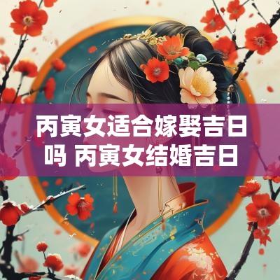 丙寅女适合嫁娶吉日吗 丙寅女结婚吉日