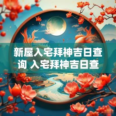 新屋入宅拜神吉日查询 入宅拜神吉日查询表格
