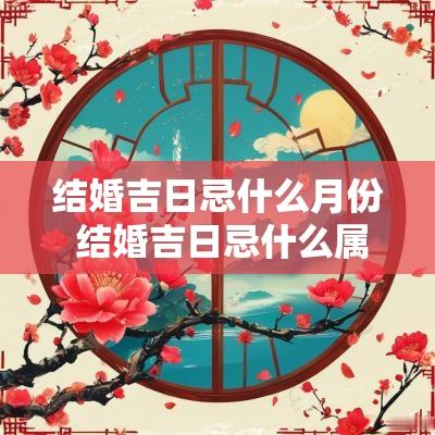结婚吉日忌什么月份 结婚吉日忌什么属相