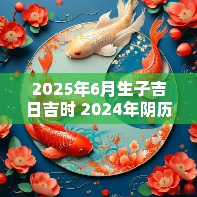 2025年6月生子吉日吉时 2025年阴历6月生子吉日一览表